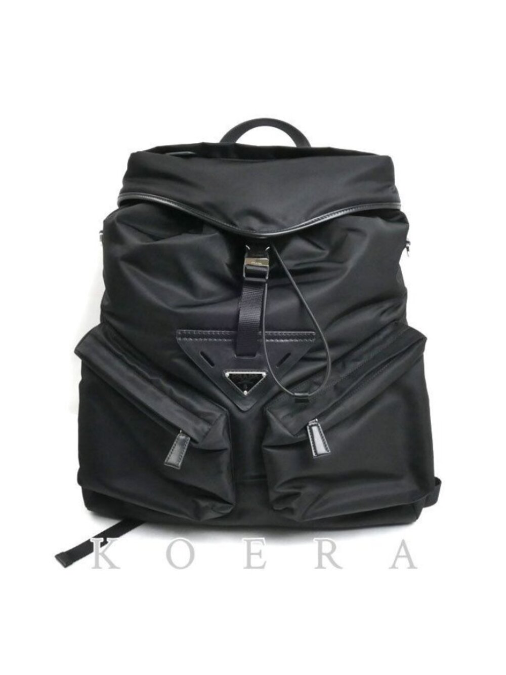 Prada Tessuto Re-Nylon Backpack Black